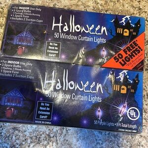 Halloween 🎃 lights your getting 3pks. For one price. Purple & orange.